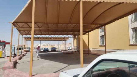 تركيب مظلات مشاريع مواقف سيارات حي الشريع