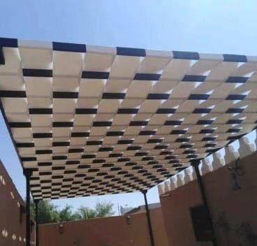 تركيب مظلات جلسات حي البساتين جدة