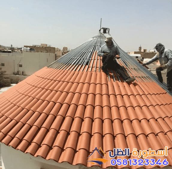 تركيب قرميد أسطح حي العوالي
